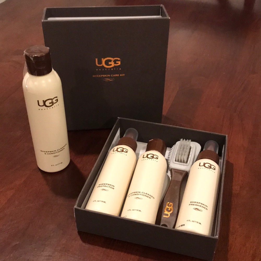 Ugh Sheepskin Care Kit + Extra Full-Sized Cleaner